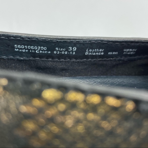 Dansko Olivia Snake Print Slip On Shoe Gold Black Size 8.5-9 - Picture 8 of 11